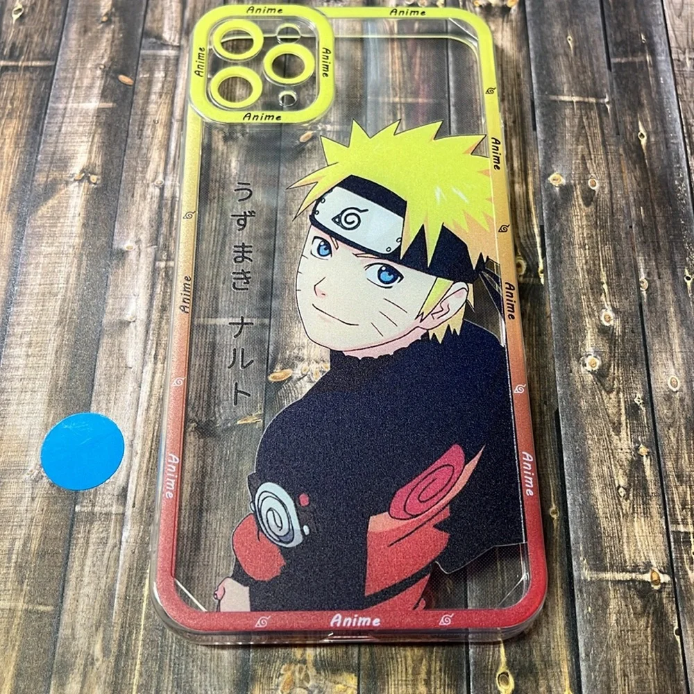 5for$10 Anime Naruto Uzumaki iPhone 11 Pro Max Transparent Phone Case NWOT